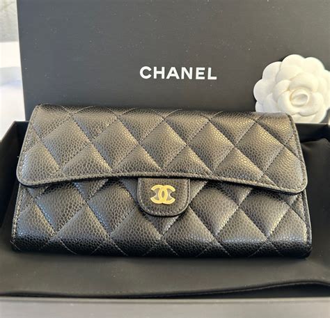 wristlet wallet chanel|chanel long wallet price.